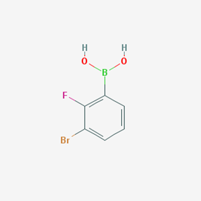 Picture of (3-Bromo-2-fluorophenyl)boronic acid