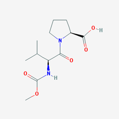 Picture of (S)-1-((S)-2-((Methoxycarbonyl)amino)-3-methylbutanoyl)pyrrolidine-2-carboxylic acid