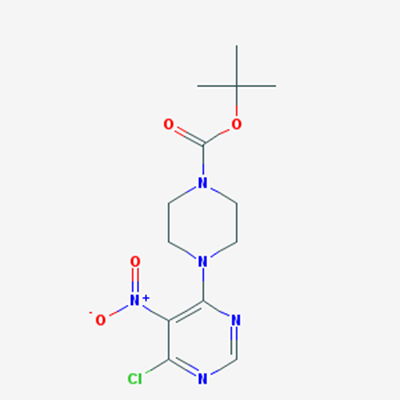 Picture of tert-Butyl 4-(6-chloro-5-nitropyrimidin-4-yl)piperazine-1-carboxylate