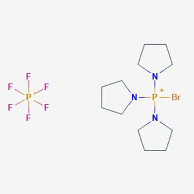 Picture of PyBroP;Bromo-tris-pyrrolidinophosphoniumhexafluorophosphate 