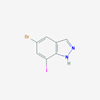 Picture of 5-Bromo-7-iodo-1H-indazole