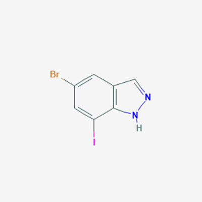 Picture of 5-Bromo-7-iodo-1H-indazole