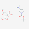 Picture of tert-Butyl 3-aminopyrrolidine-1-carboxylate 2-hydroxypropane-1,2,3-tricarboxylate