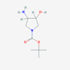 Picture of [trans-]-3-amino-4-hydroxy-1-pyrrolidinecarboxylic acid 1,1-dimethylethyl ester