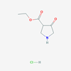 Picture of Ethyl 4-oxopyrrolidine-3-carboxylate hydrochloride