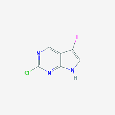 Picture of 2-Chloro-5-iodo-7H-pyrrolo[2,3-d]pyrimidine