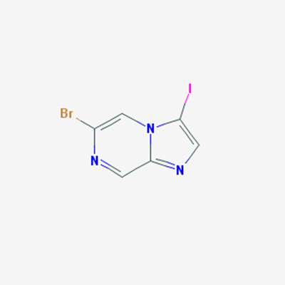 Picture of 6-Bromo-3-iodoimidazo[1,2-a]pyrazine