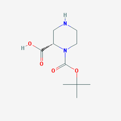 Picture of (S)-1-(tert-Butoxycarbonyl)piperazine-2-carboxylic acid