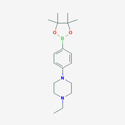 Picture of 1-Ethyl-4-(4-(4,4,5,5-tetramethyl-1,3,2-dioxaborolan-2-yl)phenyl)piperazine