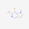 Picture of 7-Bromo-6-methoxy-1H-pyrrolo[3,2-c]pyridine