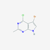 Picture of 5-Bromo-4-chloro-2-methyl-7H-pyrrolo[2,3-d]pyrimidine