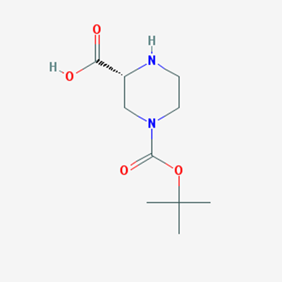 Picture of (R)-1-Boc-Piperazine-3-carboxylic acid