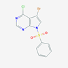 Picture of 5-Bromo-4-chloro-7-(phenylsulfonyl)-7H-pyrrolo[2,3-d]pyrimidine