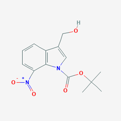 Picture of tert-Butyl 3-(hydroxymethyl)-7-nitro-1H-indole-1-carboxylate