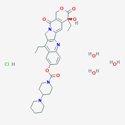 Picture of Irinotecan hydrochloride trihydrate