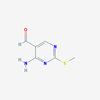 Picture of 4-Amino-2-(methylthio)pyrimidine-5-carbaldehyde