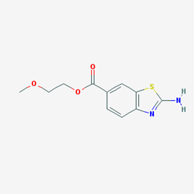 Picture of 2-Methoxyethyl 2-aminobenzo[d]thiazole-6-carboxylate