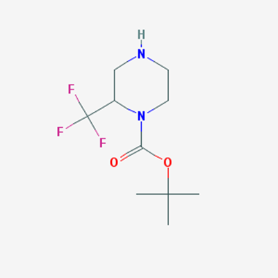 Picture of tert-Butyl 2-(trifluoromethyl)piperazine-1-carboxylate