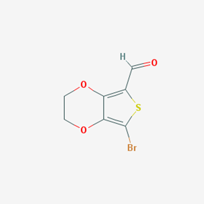 Picture of 7-Bromo-2,3-dihydrothieno[3,4-b][1,4]dioxine-5-carbaldehyde