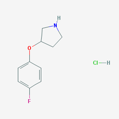 Picture of 3-(4-Fluorophenoxy)pyrrolidine hydrochloride