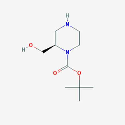 Picture of (R)-tert-Butyl 2-(hydroxymethyl)piperazine-1-carboxylate