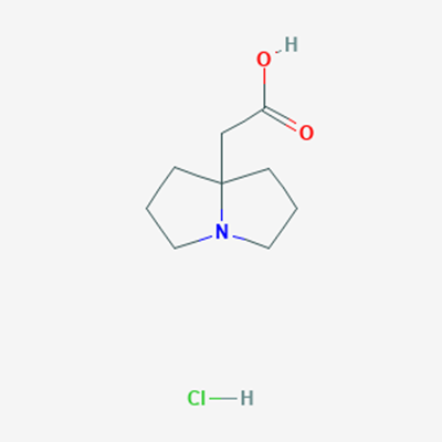 Picture of Tetrahydro-1H-pyrrolizine-7a(5H)-acetic acid hydrochloride