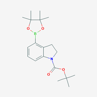 Picture of tert-Butyl 4-(4,4,5,5-tetramethyl-1,3,2-dioxaborolan-2-yl)indoline-1-carboxylate