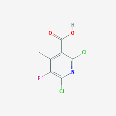 Picture of 2,6-Dichloro-5-fluoro-4-methylnicotinic acid