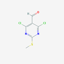 Picture of 4,6-Dichloro-2-(methylthio)pyrimidine-5-carbaldehyde