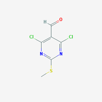 Picture of 4,6-Dichloro-2-(methylthio)pyrimidine-5-carbaldehyde