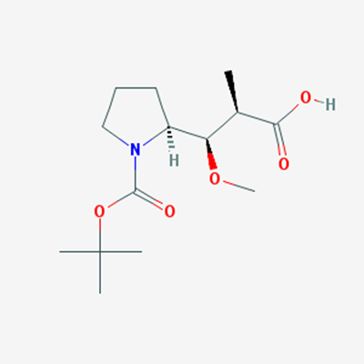 Picture of (2R,3R)-3-((S)-1-(tert-Butoxycarbonyl)pyrrolidin-2-yl)-3-methoxy-2-methylpropanoic acid