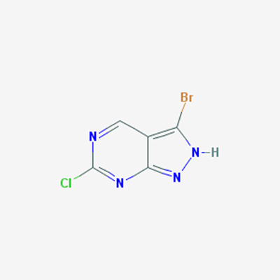 Picture of 3-Bromo-6-chloro-1H-pyrazolo[3,4-d]pyrimidine