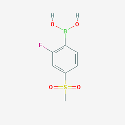 Picture of (2-Fluoro-4-(methylsulfonyl)phenyl)boronic acid