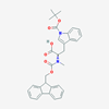 Picture of (S)-2-((((9H-Fluoren-9-yl)methoxy)carbonyl)(methyl)amino)-3-(1-(tert-butoxycarbonyl)-1H-indol-3-yl)propanoic acid