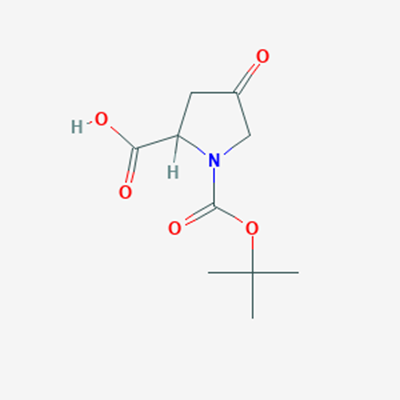 Picture of 1-(tert-Butoxycarbonyl)-4-oxopyrrolidine-2-carboxylic acid