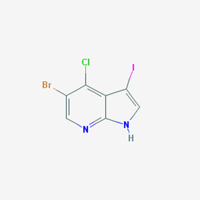 Picture of 5-Bromo-4-chloro-3-iodo-1H-pyrrolo[2,3-b]pyridine