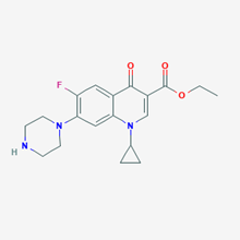 Picture of Ethyl 1-cyclopropyl-6-fluoro-4-oxo-7-(piperazin-1-yl)-1,4-dihydroquinoline-3-carboxylate