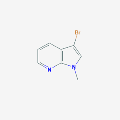 Picture of 3-Bromo-1-methyl-1H-pyrrolo[2,3-b]pyridine