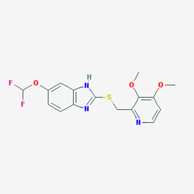 Picture of 5-(Difluoromethoxy)-2-(((3,4-dimethoxypyridin-2-yl)methyl)thio)-1H-benzo[d]imidazole