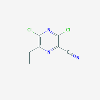 Picture of 3,5-Dichloro-6-ethylpyrazine-2-carbonitrile