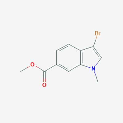 Picture of Methyl 3-bromo-1-methyl-1H-indole-6-carboxylate