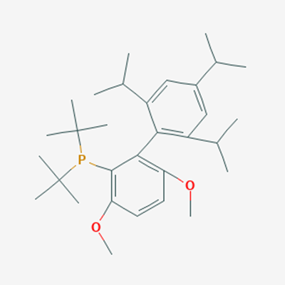 Picture of Di-tert-butyl(2,4,6-triisopropyl-3,6-dimethoxy-[1,1-biphenyl]-2-yl)phosphine