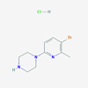 Picture of 1-(5-Bromo-6-methylpyridin-2-yl)piperazine hydrochloride