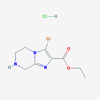 Picture of Ethyl 3-bromo-5,6,7,8-tetrahydroimidazo[1,2-a]pyrazine-2-carboxylate hydrochloride