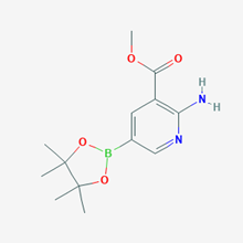 Picture of Methyl 2-amino-5-(4,4,5,5-tetramethyl-1,3,2-dioxaborolan-2-yl)nicotinate