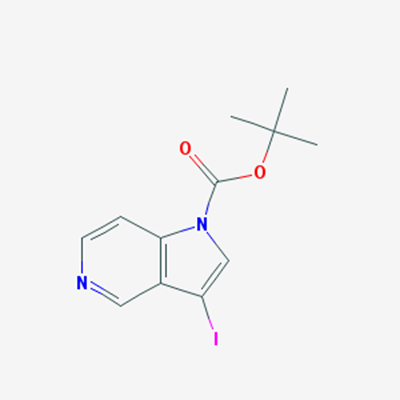 Picture of tert-Butyl 3-iodo-1H-pyrrolo[3,2-c]pyridine-1-carboxylate