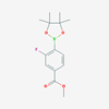 Picture of Methyl 3-fluoro-4-(4,4,5,5-tetramethyl-1,3,2-dioxaborolan-2-yl)benzoate