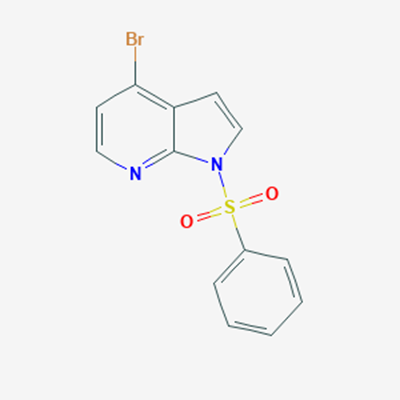 Picture of 4-Bromo-1-(phenylsulfonyl)-1H-pyrrolo[2,3-b]pyridine