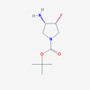 Picture of cis-tert-Butyl 3-amino-4-fluoropyrrolidine-1-carboxylate