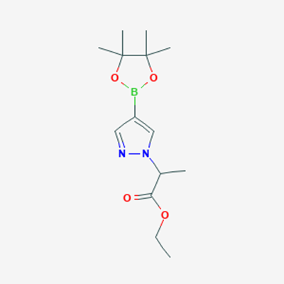 Picture of Ethyl 2-(4-(4,4,5,5-tetramethyl-1,3,2-dioxaborolan-2-yl)-1H-pyrazol-1-yl)propanoate